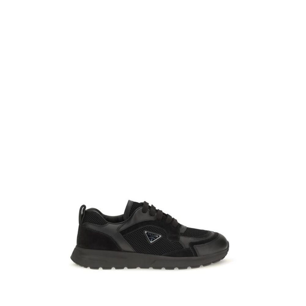 Prada Black Fabric Athletic Men's Sneakers